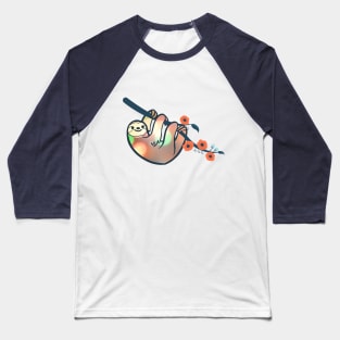 Sloth hanging Baseball T-Shirt